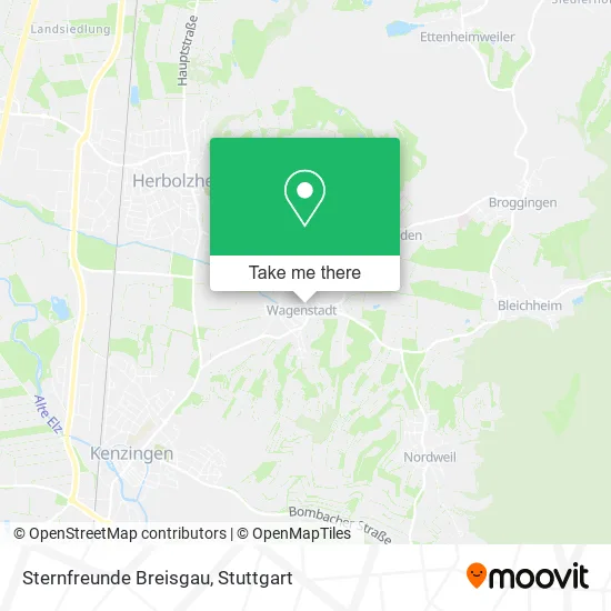 Карта Sternfreunde Breisgau