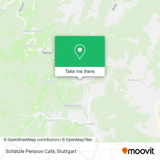 Карта Schätzle Pension Café