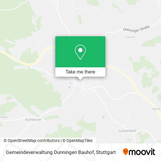 Gemeindeverwaltung Dunningen Bauhof map
