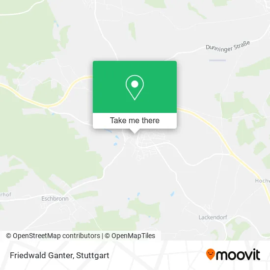 Карта Friedwald Ganter