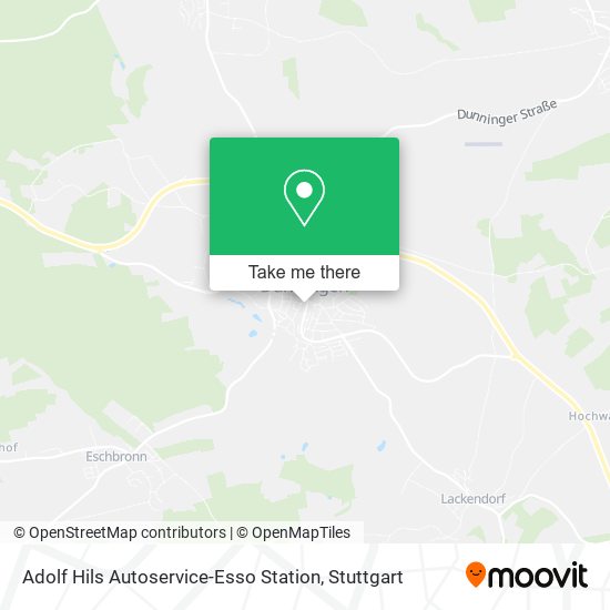 Adolf Hils Autoservice-Esso Station map