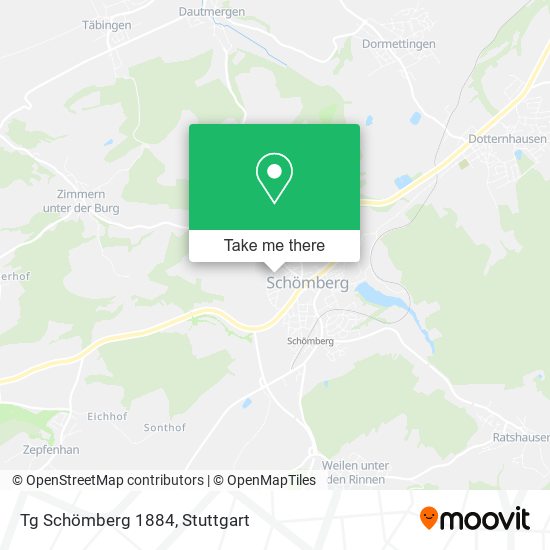 Tg Schömberg 1884 map