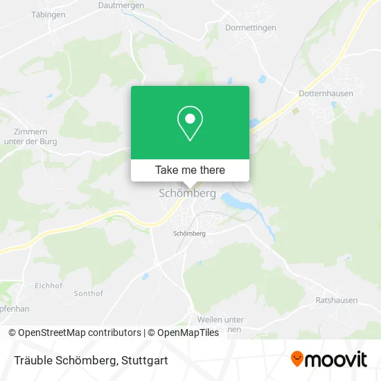 Карта Träuble Schömberg