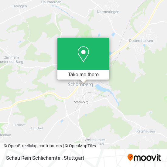 Schau Rein Schlichemtal map