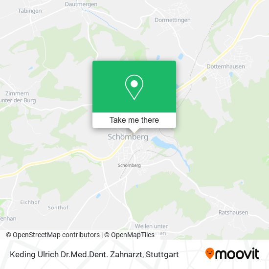 Keding Ulrich Dr.Med.Dent. Zahnarzt map