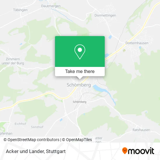 Карта Acker und Lander