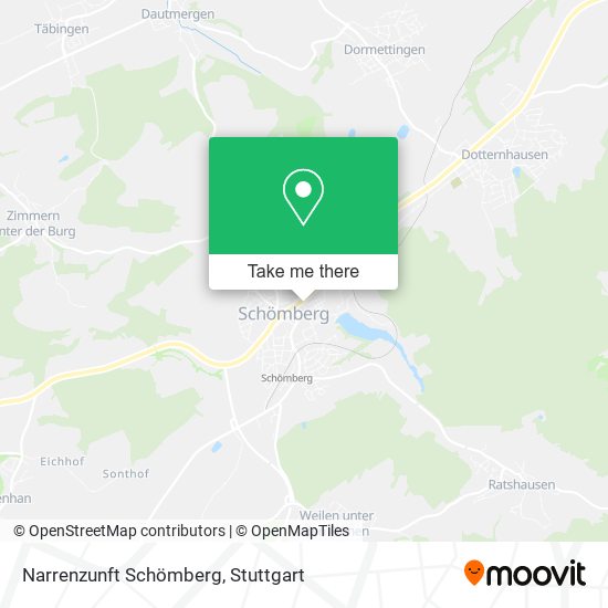 Narrenzunft Schömberg map