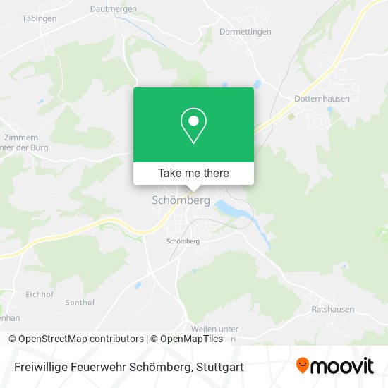 Карта Freiwillige Feuerwehr Schömberg