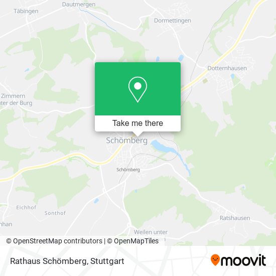 Rathaus Schömberg map