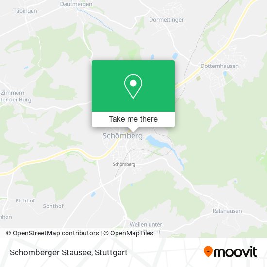 Карта Schömberger Stausee
