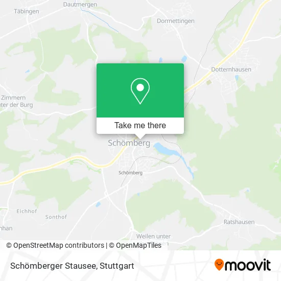 Карта Schömberger Stausee