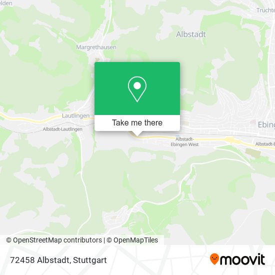 Карта 72458 Albstadt