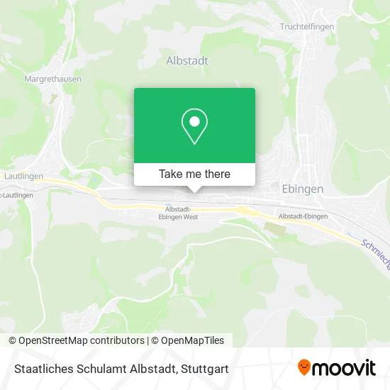 Карта Staatliches Schulamt Albstadt