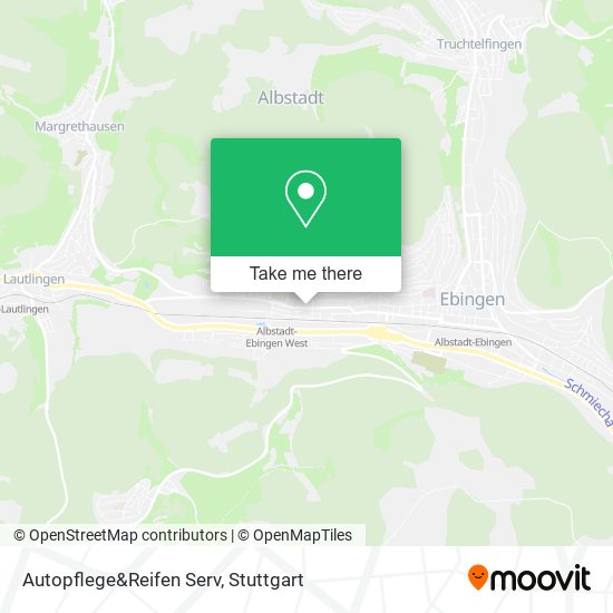 Карта Autopflege&Reifen Serv