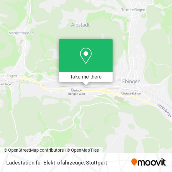 Ladestation für Elektrofahrzeuge map