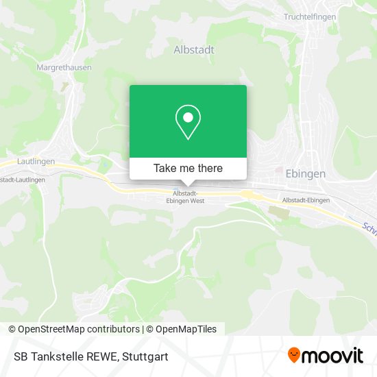 SB Tankstelle REWE map