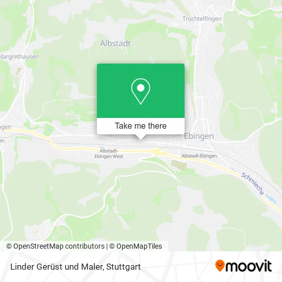 Карта Linder Gerüst und Maler