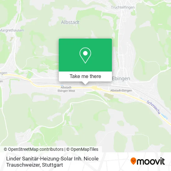 Карта Linder Sanitär-Heizung-Solar Inh. Nicole Trauschweizer