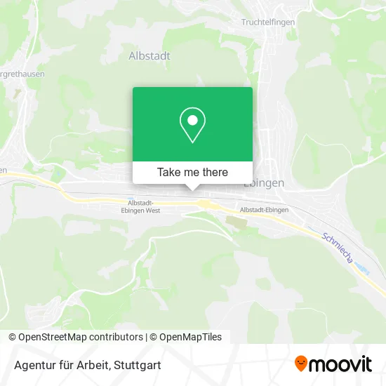 Карта Agentur für Arbeit