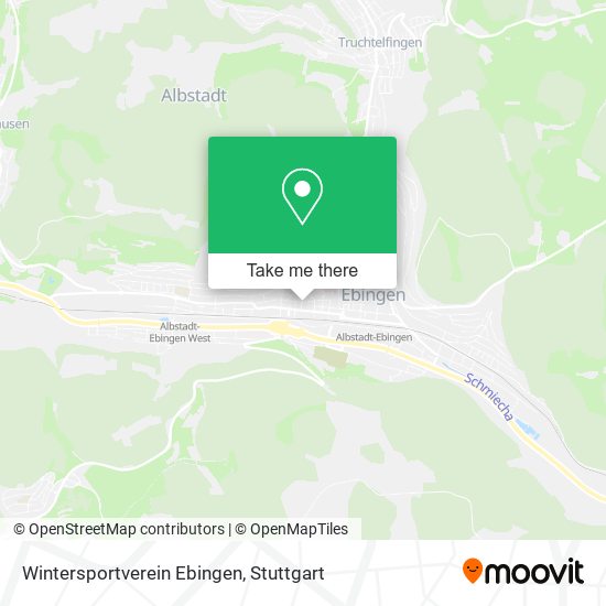 Карта Wintersportverein Ebingen
