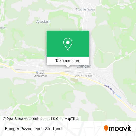 Ebinger Pizzaservice map