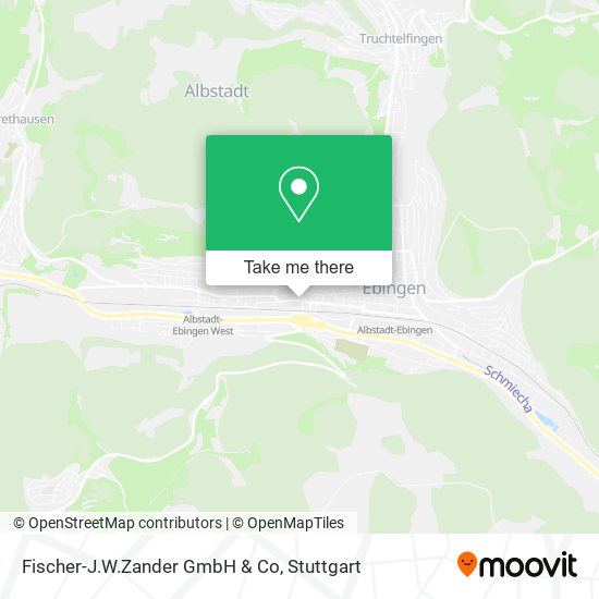 Fischer-J.W.Zander GmbH & Co map