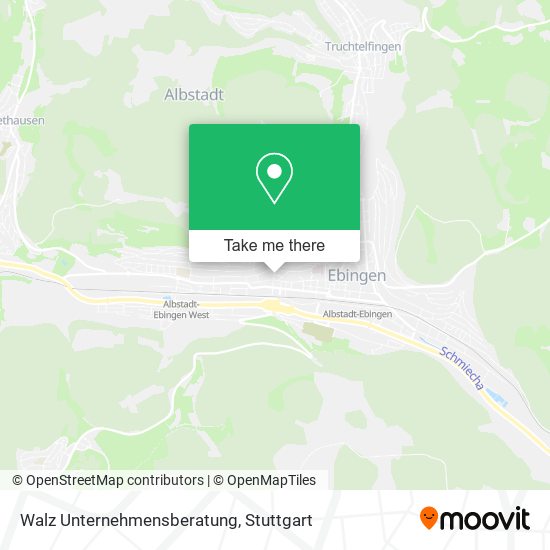 Walz Unternehmensberatung map