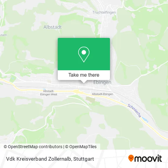 Карта Vdk Kreisverband Zollernalb