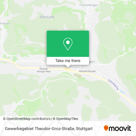 Карта Gewerbegebiet Theodor-Groz-Straße