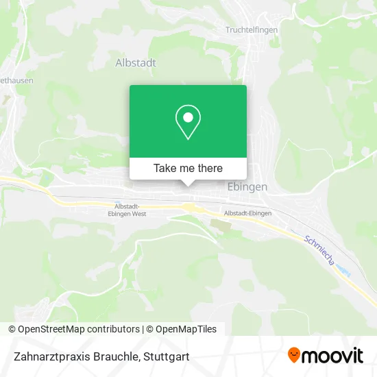 Карта Zahnarztpraxis Brauchle