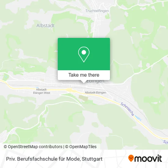 Карта Priv. Berufsfachschule für Mode