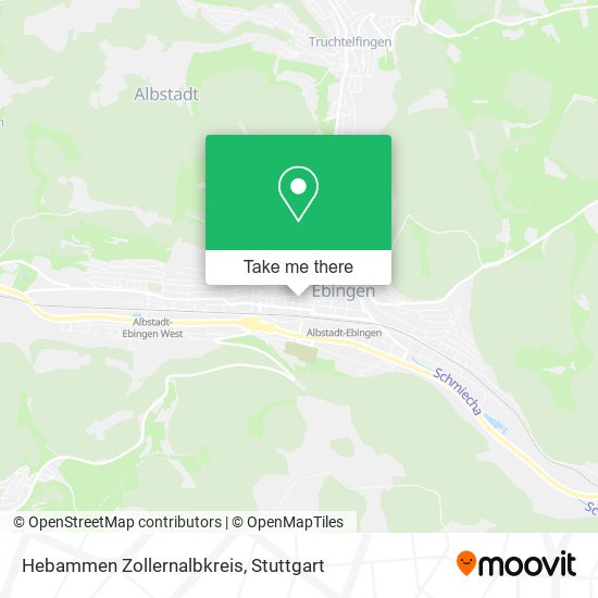 Hebammen Zollernalbkreis map