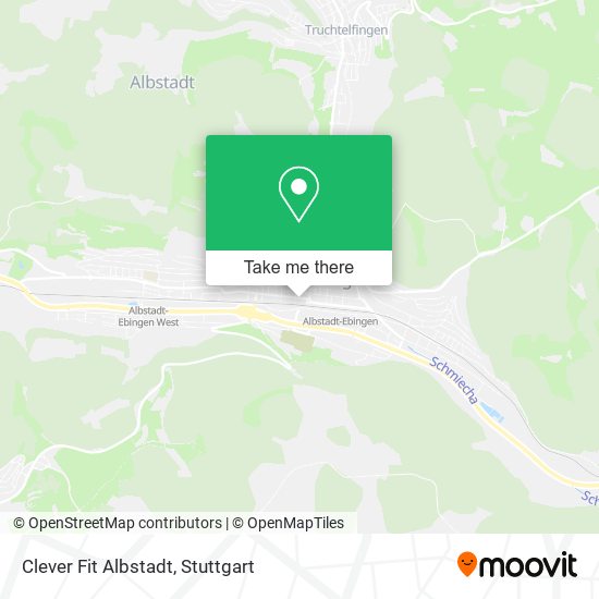 Clever Fit Albstadt map