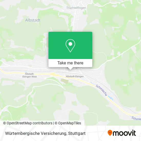 Карта Würtembergische Versicherung