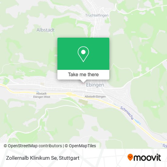 Карта Zollernalb Klinikum Se
