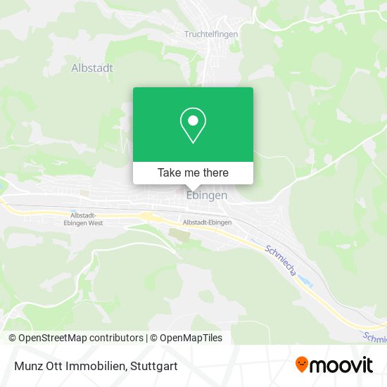 Munz Ott Immobilien map