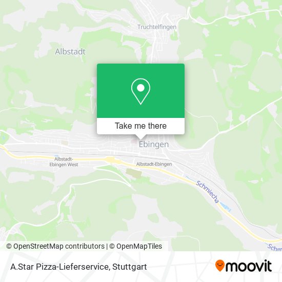 A.Star Pizza-Lieferservice map