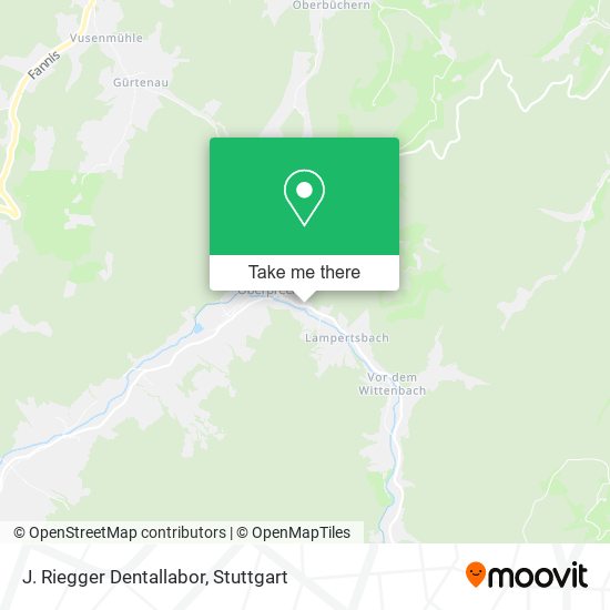 J. Riegger Dentallabor map