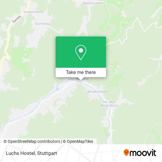 Luchs Hostel map