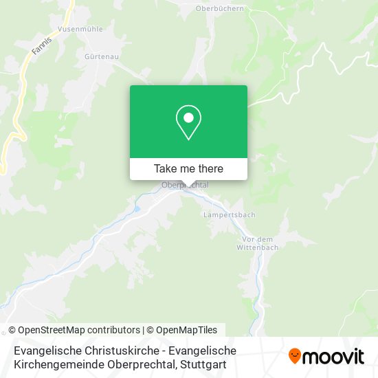 Evangelische Christuskirche - Evangelische Kirchengemeinde Oberprechtal map