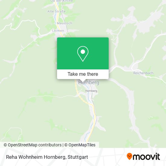 Карта Reha Wohnheim Hornberg