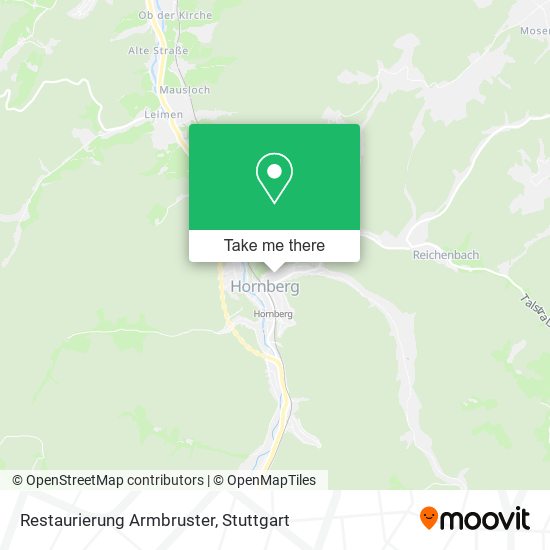 Restaurierung Armbruster map