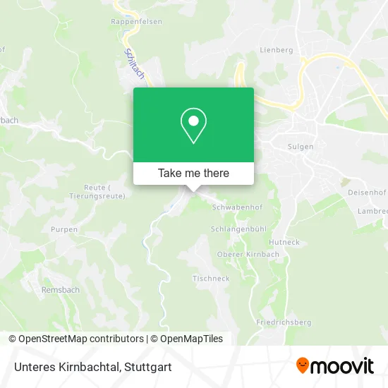 Карта Unteres Kirnbachtal