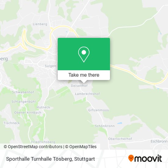 Sporthalle Turnhalle Tösberg map