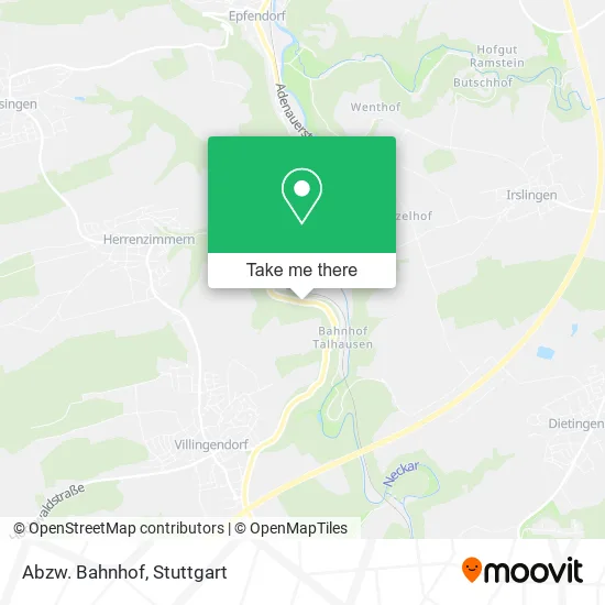 Карта Abzw. Bahnhof