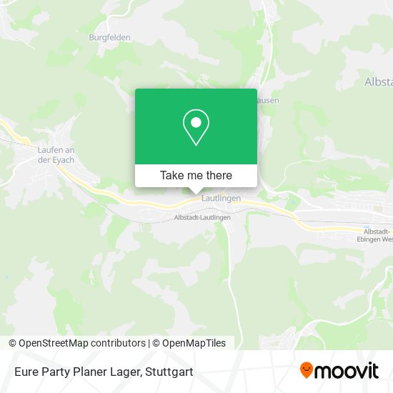 Eure Party Planer Lager map