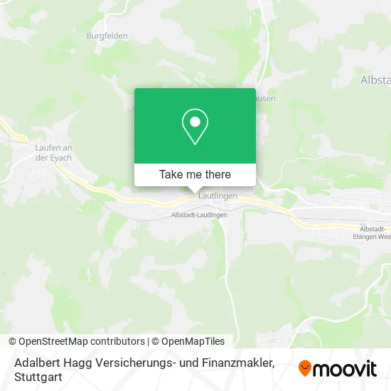 Карта Adalbert Hagg Versicherungs- und Finanzmakler