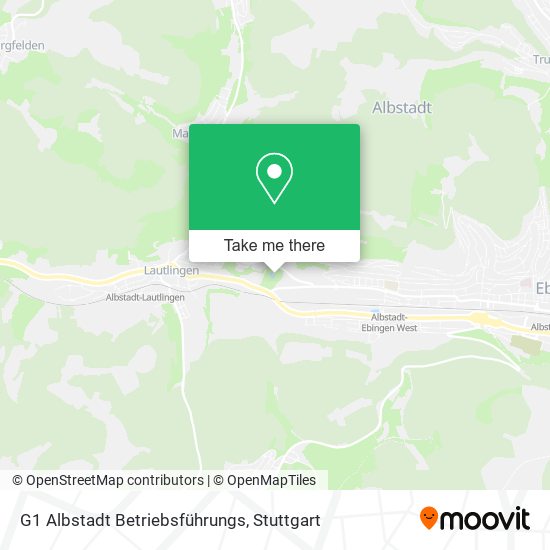 G1 Albstadt Betriebsführungs map