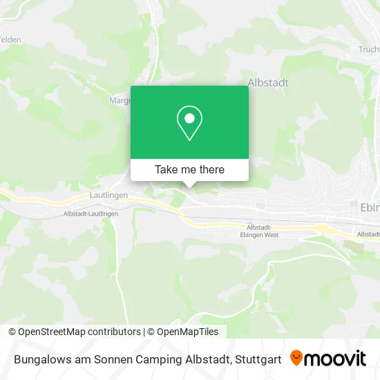 Карта Bungalows am Sonnen Camping Albstadt
