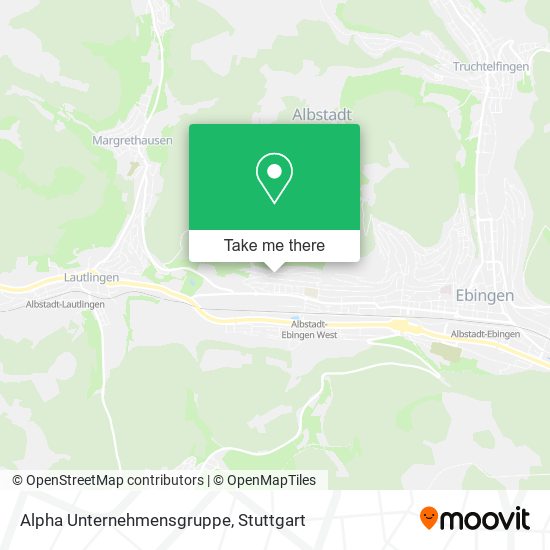 Alpha Unternehmensgruppe map